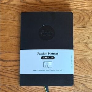 Passion Planner Elite Black 2026 Planner!